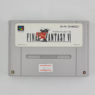 [00114] Final Fantasy VI (JP)(SFC)(USED) แผ่นเกมแท้ มือสอง !!