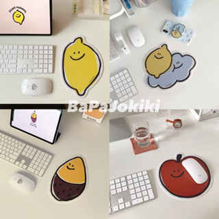 พร้อมส่ง Second morning Mouse pad Lomony เลม่อน แผ่นรองเม้าส์ ของแท้จากเกาหลี