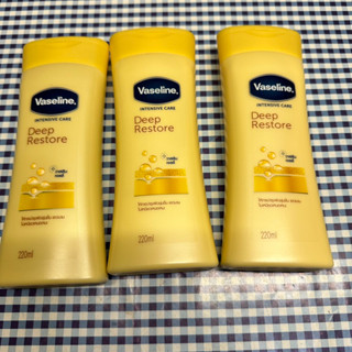 Vaseline Intensive Care Deep Restore Lotion วาสลีน เจลลี่ ขนาด 220ml. ครีมทาผิว วาสลีนโลชั่น  25/9/24