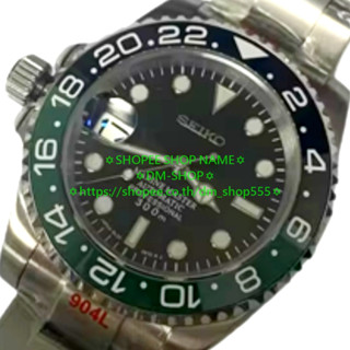 💚DM-SHOP💚นาฬิกา ออโตเมติก SEIKO ROLEX ชุดแต่งดัดแปลง นาฬิกา วัสดุสแตนเลส คุณภาพดี WATCH MOD