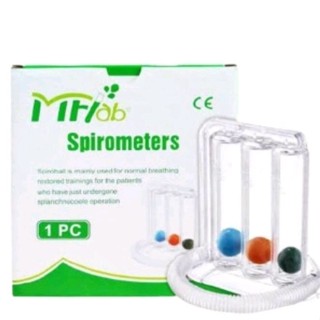 เครื่องบริหารปอด ฟื้นฟูปอด ออกกำลังปอด Triballs Incentive Spirometer เสริมปอดให้แข็งแรง เครื่องดูดบริหารปอด