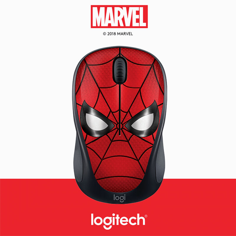 ⚡️ของแท้!!⚡️MOUSE (เม้าส์ไร้สาย) Logitech M238 Wireless Mouse (Spiderman)