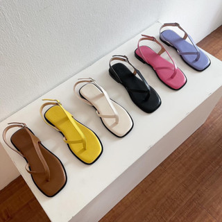 WILA SHOE รองเท้ารัดส้น หนังนุ่มไม่กัดเท้า รองเท้าแตะผู้หญิง รุ่นวาฬ🐳| ซับหนังแท้ไม่กัดเท้าใส่สบาย รองเท้าผู้หญิง