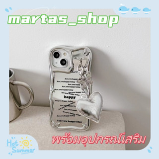 ❤️ส่งของขวัญ❤️ เคสไอโฟน 11 12 13 14 Pro Max ความคิดสร้างสรรค์ พื้นผิวกระจก แฟชั่น น่ารัก Case for iPhone สาวน่ารักหัวใจ