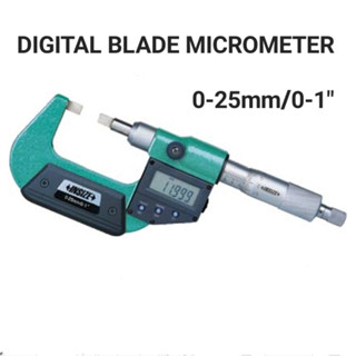 ไมโครมิเตอร์ ดิจิตอล 0-25mm/0-1" Digital Blade Micrometer INSIZE อินไซส์ 3532-25BA