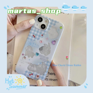 ❤️ส่งของขวัญ❤️ เคสไอโฟน 11 12 13 14 Pro Max กระต่าย การ์ตูน ความนิยม แฟชั่น ฤดูร้อน Case for iPhone สาวน่ารักหัวใจ