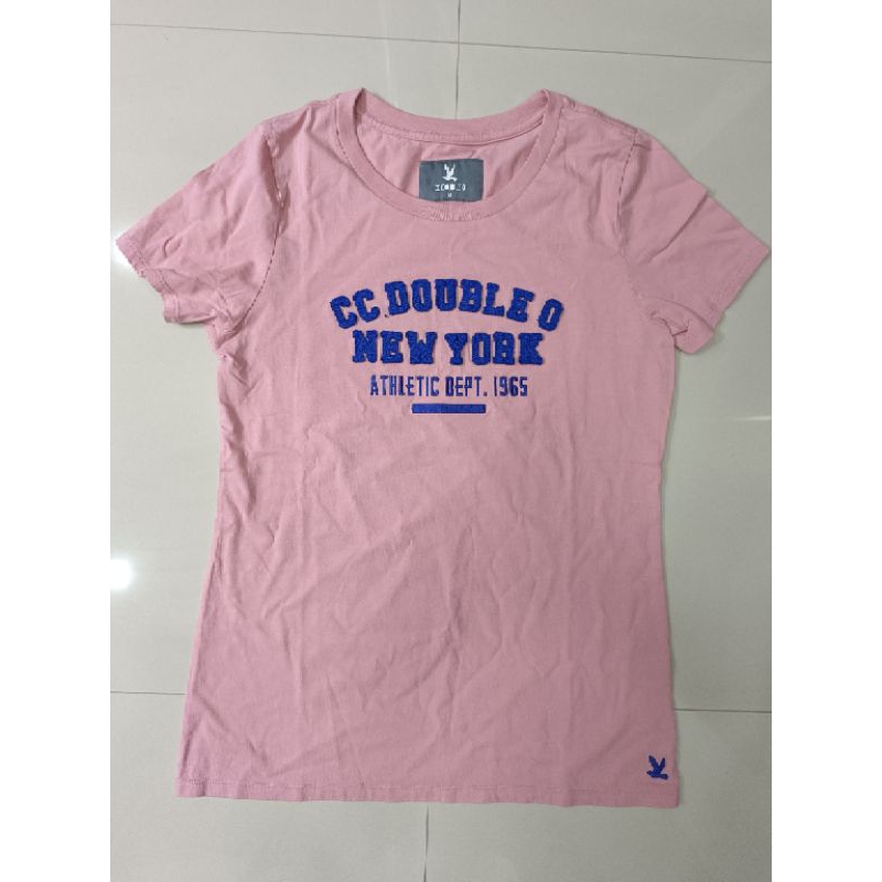 เสื้อยืดผู้หญิง CC Double O แท้