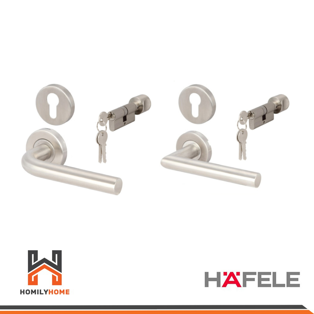 HAFELE มือจับก้านโยก ห้องทั่วไป 499.10.100 499.10.101 ห้องน้ำ 499.10.108 499.10.109 ลูกบิดก้านโยก