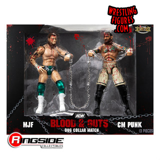 (Pre-Order) Dog Collar Match (CM Punk &amp; MJF) 2-Pack - AEW Ringside Exclusive