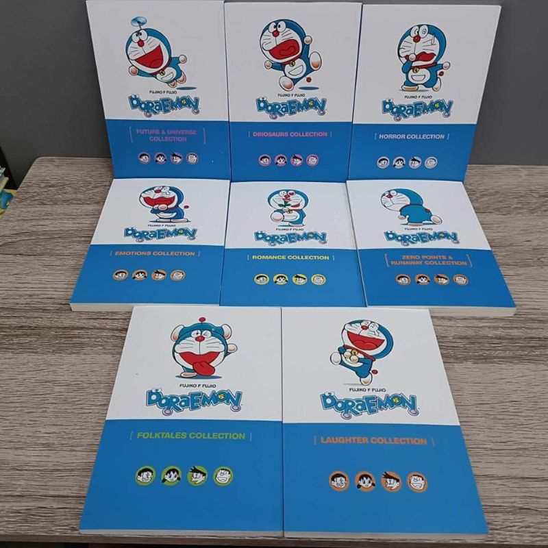 (New) Doraemon Collection ชุด 8  เล่ม ปกอ่อน (การ์ตูนญี่ปุ่นภาษาอังกฤษ) การ์ตูนโดเรม่อน