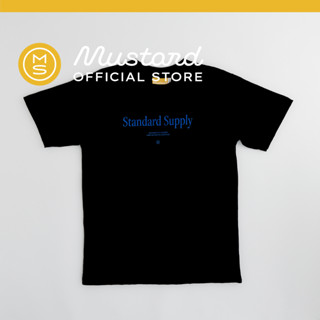 Standard Supply Tee - Black/Blue เสื้อยืด