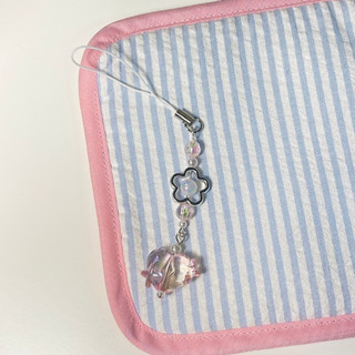 ✿ Phone Charm Pink Heart Wink พร้อมส่ง ✿