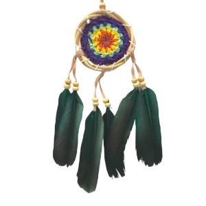 Dream catcher size 6 cm. (เครื่องรางดักความฝัน) DC605