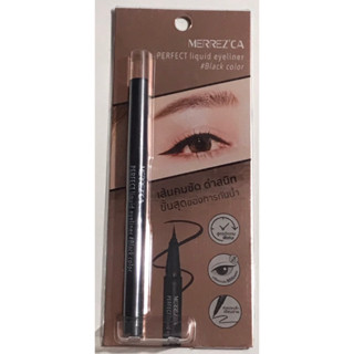 🛍 มือ 1 อายไลเนอร์ Merrezca เมอร์เรซกา สีดำ แท้💯