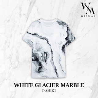 เสื้อยืดลายหินอ่อน(สีกราเซียร์):Glacier Marble T-shirt (Short-Sleeve)