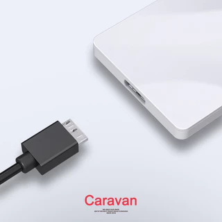Caravan Crew สาย ฮาร์ดดิส แบบภายนอก USB 3.0 Type A to Micro B Cable External Hard Drive Disk HDD