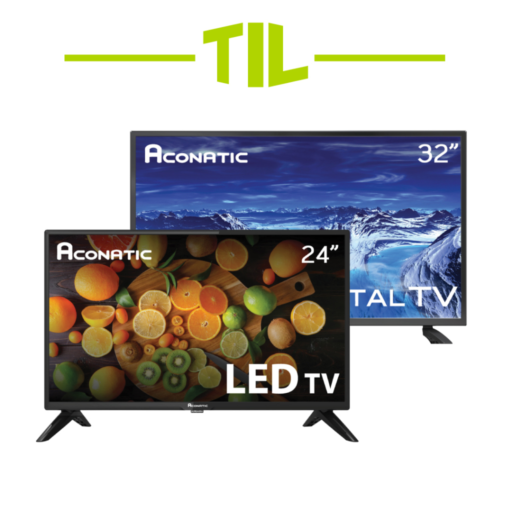 Aconatic LED Analog TV Digital TV HD แอลอีดี อนาล็อกทีวี ดิจิตอลทีวี ขนาด 24 นิ้ว และ 32 นิ้ว (รับประกัน 1 ปี)