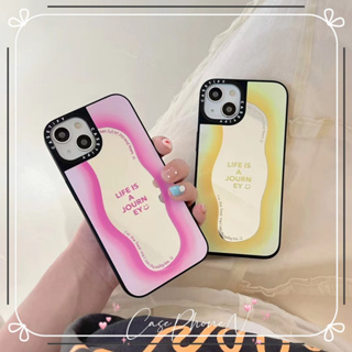 เคสไอโฟน iphone 11 14 Pro Max ins คุณภาพสูง แบบกระจก ความคมชัดของสี เคส ขอบเต็ม iphone 12 13 Pro Case for iPhone