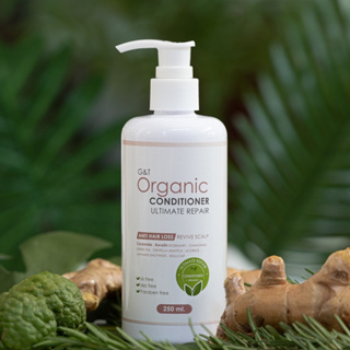 ลดผมร่วง ครีมนวดผม เซราไมด์ +เคราติน สูตรออร์แกนิค G&amp;T Organic Ultimate Repair ฟื้นฟูหนังศีรษะ  250 ml