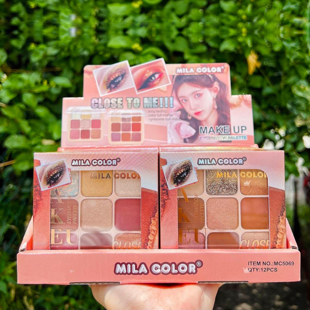 NO.MC-5069 MILA COLOR มิลา คัลเลอร์ พาเลท ตกแต่งดวงตา ตาสวย น่ามอง สีสวยติดทนทั้งวัน ดวงตาสีสันสดใส