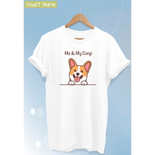 เสื้อยืดลายสุนัขคอร์กี้ Corgi Dog Tshirt