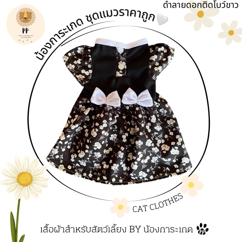#ชุดกระโปรง #ผ้าไหมอิตาลี #ชุดแมวราคาถูก #เสื้อหมาราคาถูก #พร้อมส่ง