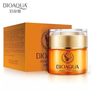 ครีมน้ำมันม้า BIOAQUA ช่วยให้ผิวหน้าดูกระชับ อิ่มฟู ลดเลือนจุดด่างดำ ขนาด50กรัม