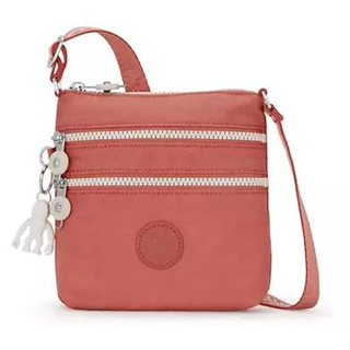 ส่งฟรีEMS  Kipling ALVAR XS Mini Bag - Vintage Pink สีส้มโอรส