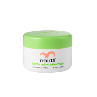 Rebirth Lanolin Anti Wrinkle Cream with Vitamin E 100ml (ลาโนติน แอนตี้ ริงเคิล ครีม)