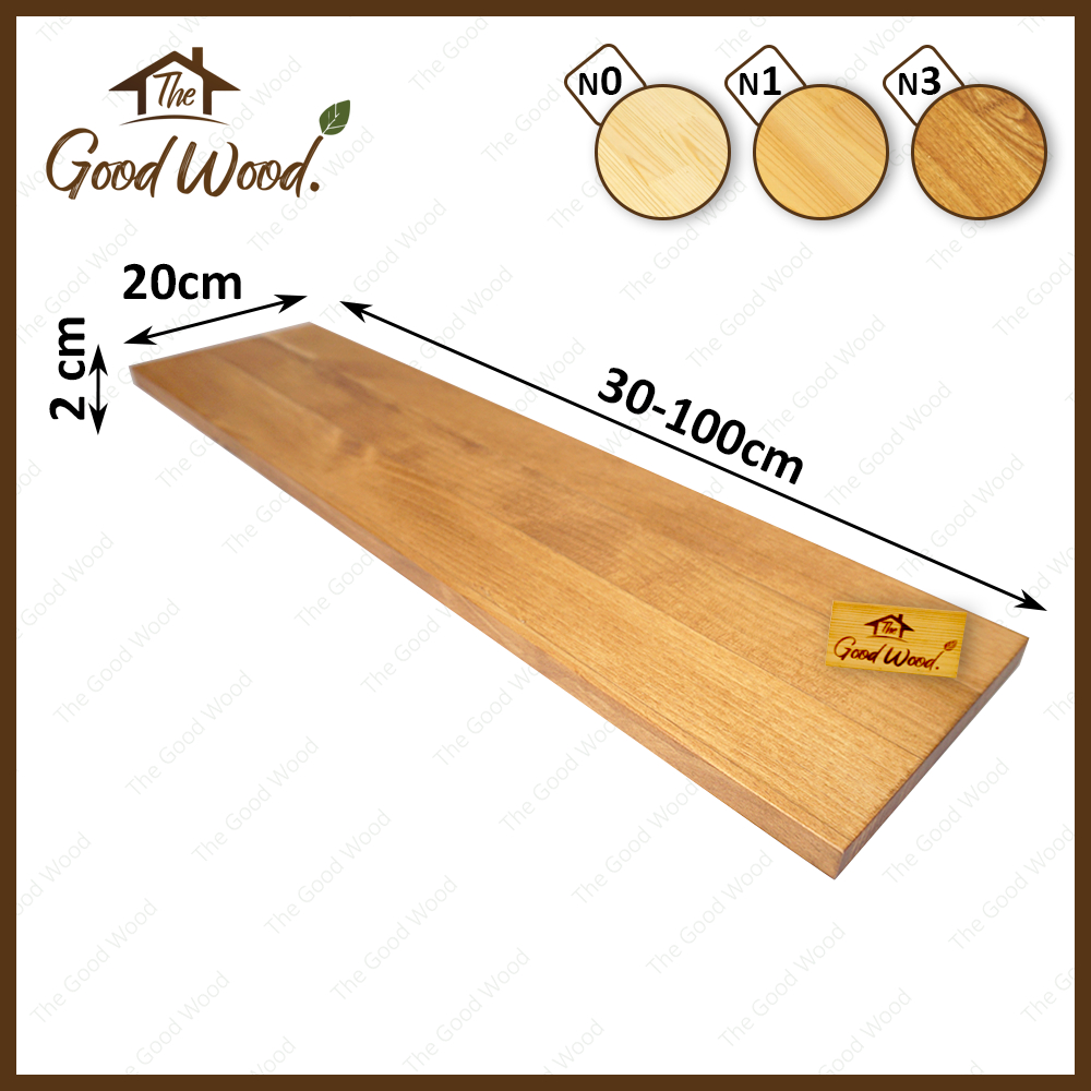 (จัดส่ง 1-2 วัน) ชั้นวางของไม้สน หนา 20mm. กว้าง 30cm. x ยาว 30-100cm. AB ต่อลายเส้นตรง งานDIY  ชั้นวางหนังสือ ไม้สนนอก