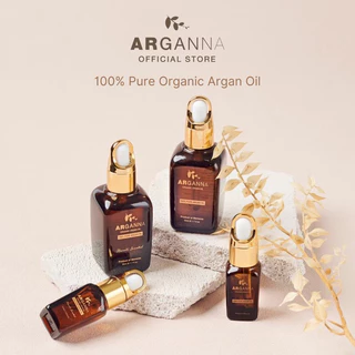 ARGANNA Pure Organic Argan Oil น้ำมันอาร์แกนออยล์ บริสุทธิ์100% ลดสิว ผิวแข็งแรงชุ่มชื้น
