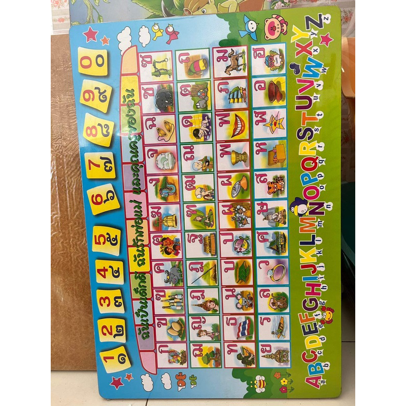 โต๊ะญี่ปุ่นขาพลาสติก ขนาด 40*60 cm.โต๊ะเขียนหนังสือเด็กอนุบาล โต๊ะ กขค มีให้เลือก 12 ลาย