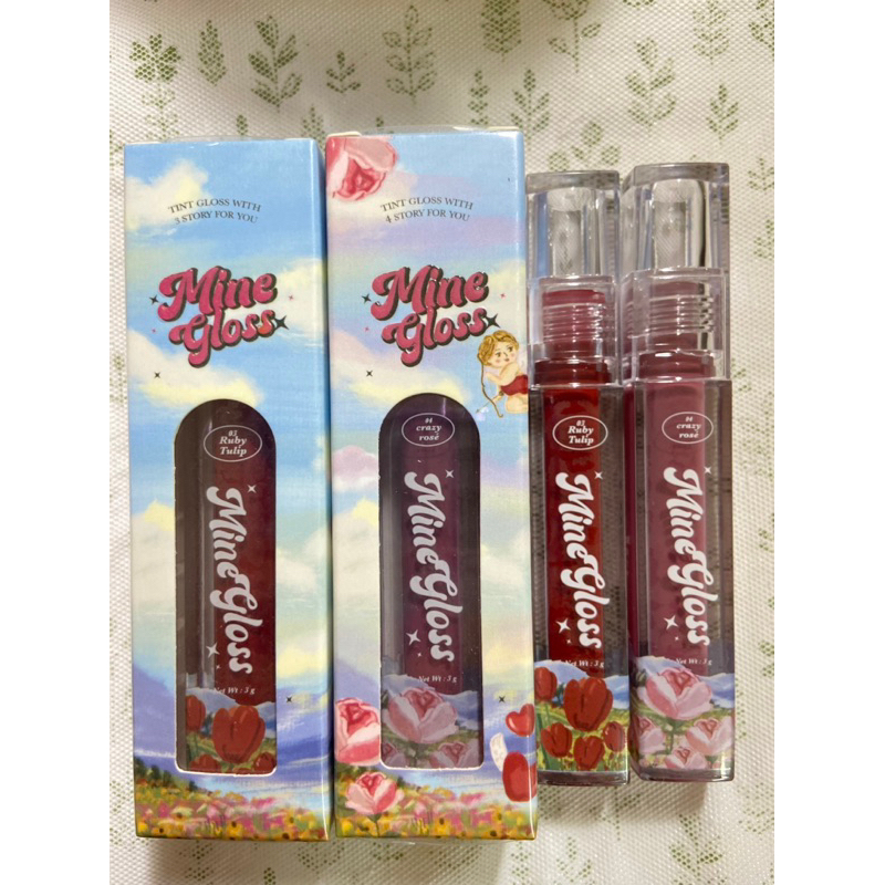 ของแท้!!ลิปจีวาน่า กลอสจีวาน่า ลิปกลอส G.vana mine gloss กลอสดอกไม้ ลิปทินต์