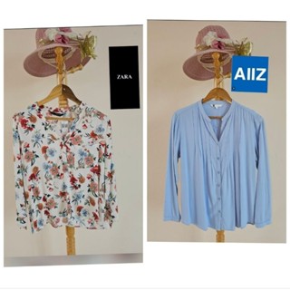 รวมเสื้อลำลองหญิงงานแบรนด์ZARA ,AIIZ สวยไม่มีตำหนิน้า