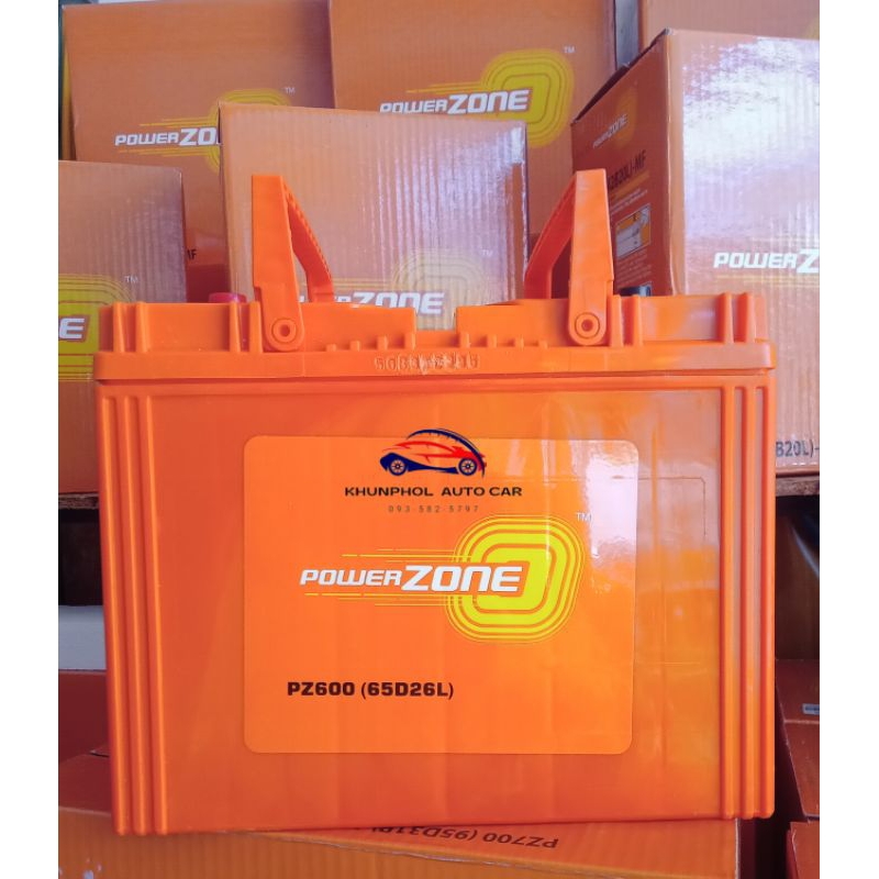 แบตเตอรี่ POWER ZONE PZ600 (65D26L/R)