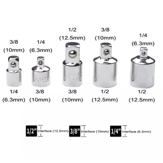 บล๊อกข้อต่อเพิ่ม ข้อลดขนาด ตัวแปลงลูกบล็อก ข้อต่อบล็อค 1/2”(4หุน),3/8”(3หุน),1/4”(2หุน) ตัวแปลงบล็อก
