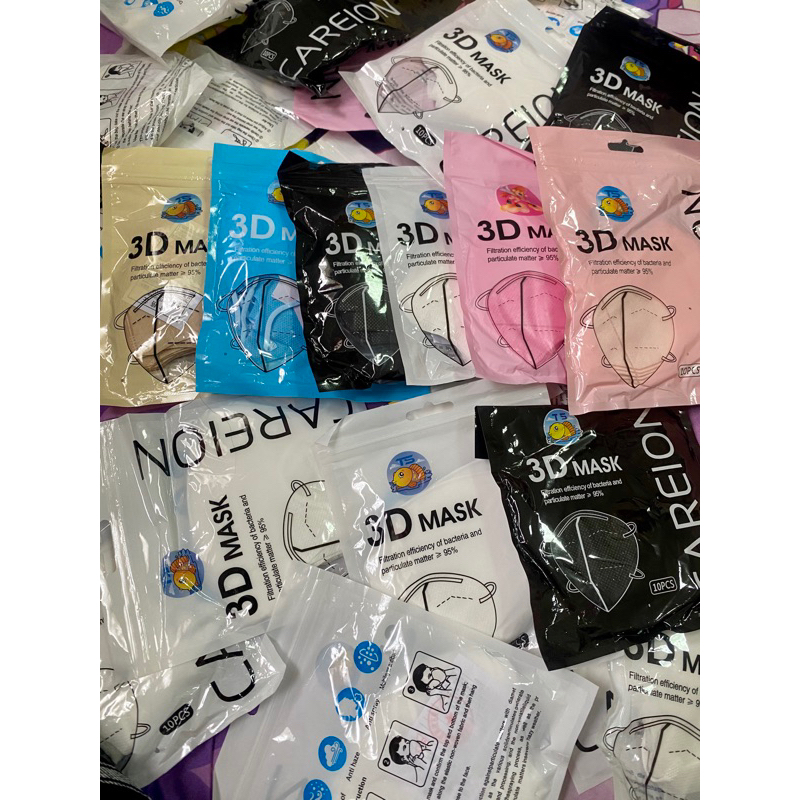แมส3Dผู้ใหญ่ 1/10ชิ้น (พร้อมส่ง)แมส3Dรุ่น Z136