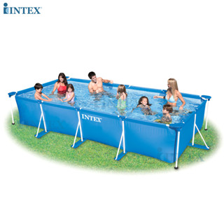 INTEX สระน้ำ สระเฟรมพูลสีเหลี่ยม RECTANGULAR FRAME POOL รุ่น 28273