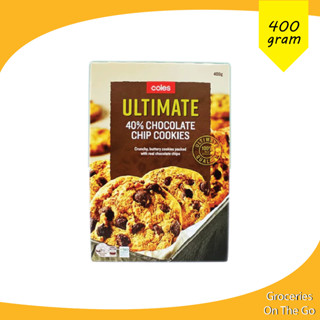 Coles Ultmate Cookies 40% Choc Chip 400g