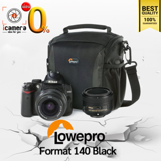 Lowepro Bag Format 140 Black / กระเป๋ากล้อง DSLR มิลเรอร์เลส กล้องวิดีโอขนาดเล็ก แอ๊คชั่นแคม