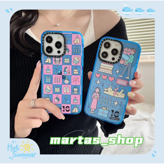 ❤️ส่งของขวัญ❤️ เคสไอโฟน 11 12 13 14 Pro Max แฟชั่น เรียบง่าย การ์ตูน กราฟฟิตี ความนิยม Case for iPhone สาวน่ารักหัวใจ