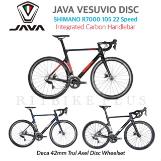 **ผ่อนได้* จักรยานเสือหมอบ JAVA VESUVIO Disc 105 R7000 เฟรมคาร์บอน พร้อมแฮนด์ Carbon Intrigrate ซ่อนสาย
