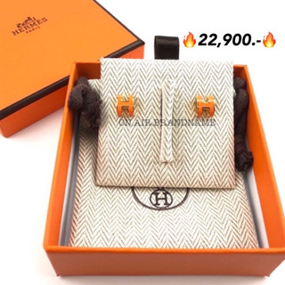 New hermes pop H earrings size mini น่ารักมาก