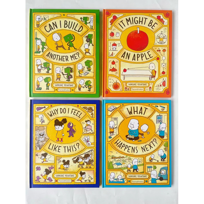 Yoshitake Shinsuke Collection 4 Books ชุด4เล่ม ,It Might Be An Apple,What Happens Next,Can I Build A