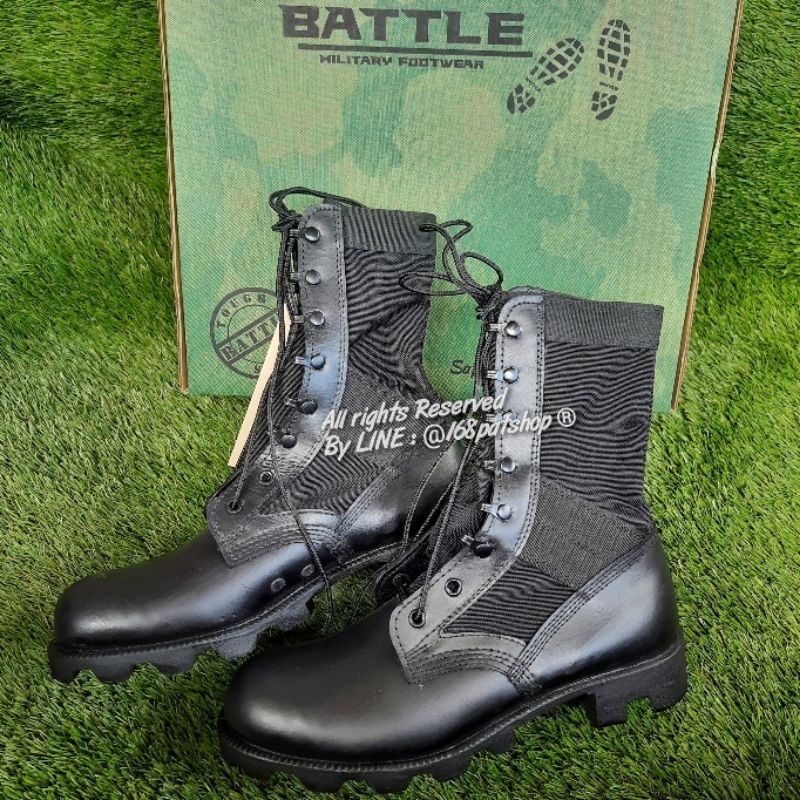 รองเท้าจังเกิ้ลดำ,โรเสริท์,BOOTS,HOT WEATHER, (Black,Jungle Mil Spec Boot Ro Search ),รองเท้าทหาร, U