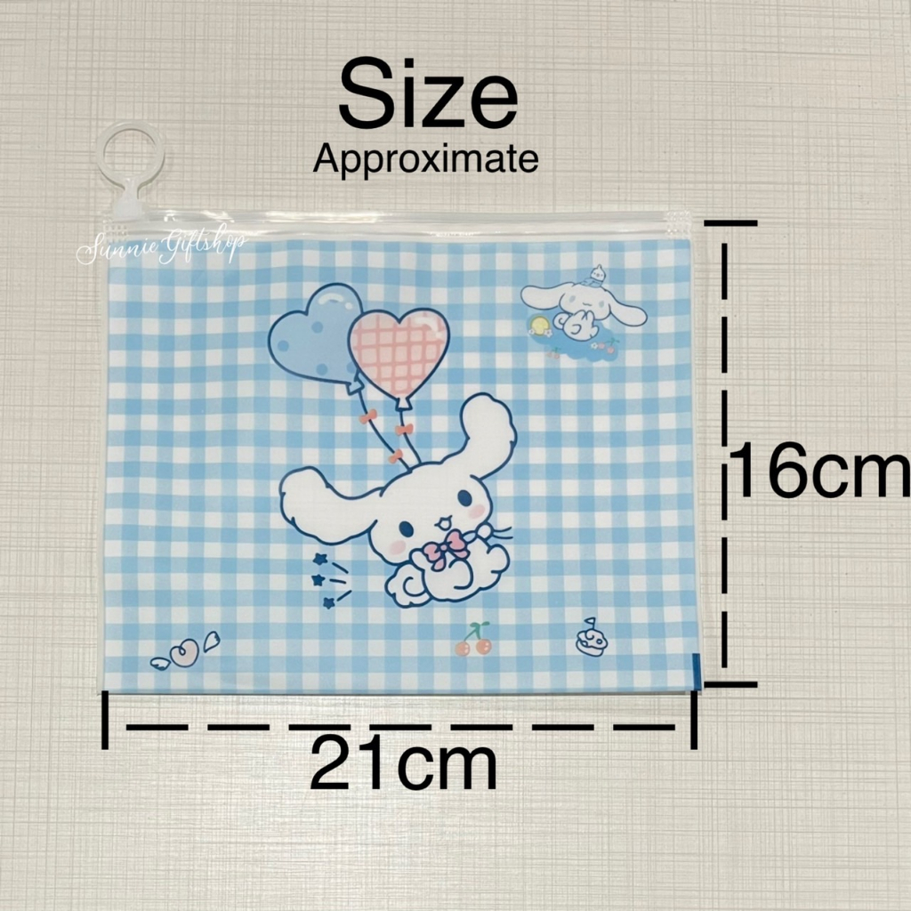 ถุงซิปพลาสติก ใส่ของจุกจิก ใส่ดินสอ ลายการ์ตูน 5ใบ/pack - รูปที่ 3