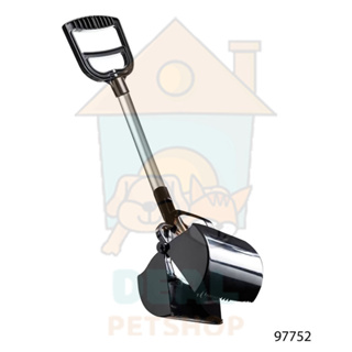 [Dealpetshop] ที่คีบอึ สุนัข แมว Poop Scooper ที่คีบมูลแมว รุ่นด้ามยาว ใช้งานง่าย สำหรับสุนัขและแมว ขนาด 63x15x13cm