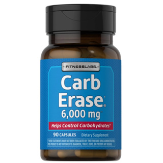 ✅CARB ERASE 6000 MG🌈ตัวบล็อคแป้ง เพื่อควบคุมน้ำหนัก &amp; ผู้ที่เป็นเบาหวาน🌈‼️90 แคปซูล💊‼️