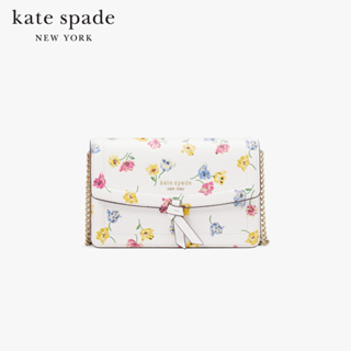 KATE SPADE NEW YORK KNOTT TULIP TOSS EMBOSSED FLAP CROSSBODY KB190 กระเป๋าสะพายข้าง