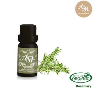 Aroma&amp;More  น้ำมันหอมระเหยโรสแมรี่ 100% ออร์แกนิค , สเปน / Rosemary Certified Organic 100% Spain 10/30ML